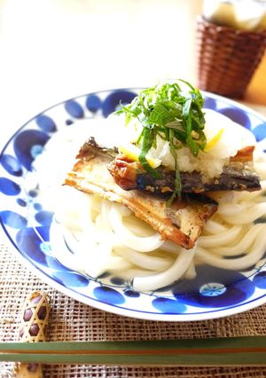 さんま缶☆塩レモンおろしうどん-レシピのメイン写真
