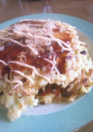 少ない材料で!ふんわり美味しいお好み焼き-レシピのメイン写真
