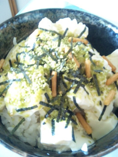 さっぱり!豆腐入り冷やし茶漬け-レシピのメイン写真