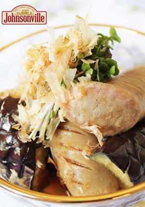 ジョンソンヴィルとなすの煮びたし-レシピのメイン写真