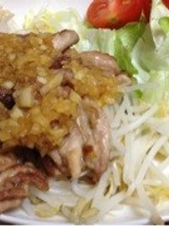 かしわのごま油焼きと葱ソース-レシピのメイン写真
