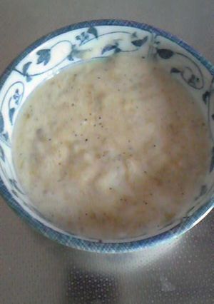 離乳食中期 きなこバナナヨーグルト-レシピのメイン写真