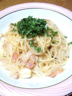 大葉が香るペペロンチーノ-レシピのメイン写真