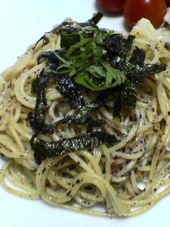ゆかりで!簡単♪田舎スパ-レシピのメイン写真