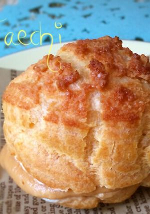 クッキーキャラメルクリームシュークリーム-レシピのメイン写真