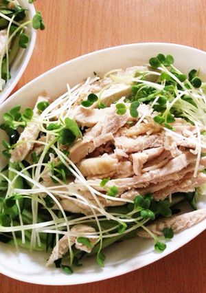 〜しっとりムネ肉の棒棒鶏サラダ〜-レシピのメイン写真