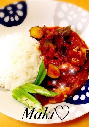 ❇︎◆鶏肉と夏野菜のトマト煮込み◆❇︎-レシピのメイン写真