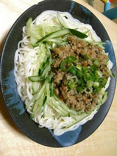 簡単♪肉味噌素麺-レシピのメイン写真