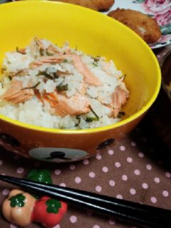 超スピード鮭ごはん(∩´∀`∩)-レシピのメイン写真