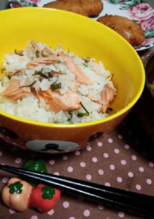 超スピード鮭ごはん(∩´∀`∩)-レシピのメイン写真