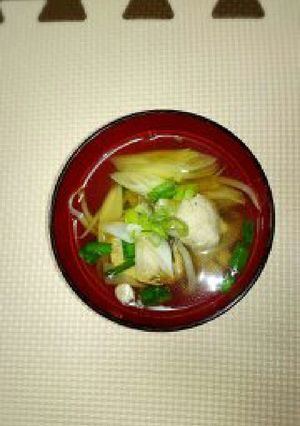 簡単！鶏のつみれ汁-レシピのメイン写真