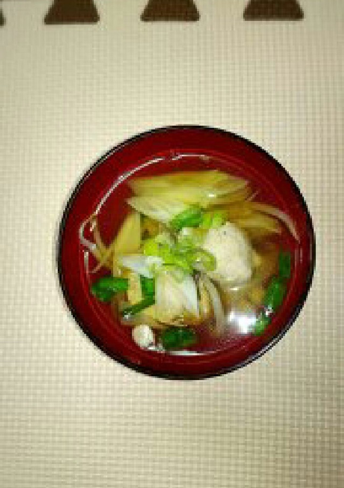 簡単！鶏のつみれ汁-レシピのメイン写真