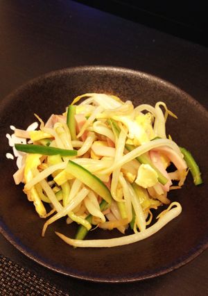もやしときゅうりとハムの酢の物♪-レシピのメイン写真