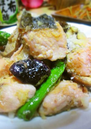 夏野菜と鮭のみぞれポン酢-レシピのメイン写真