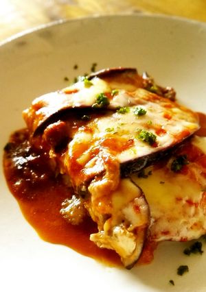 ナスと豚こまの重ね蒸し-レシピのメイン写真
