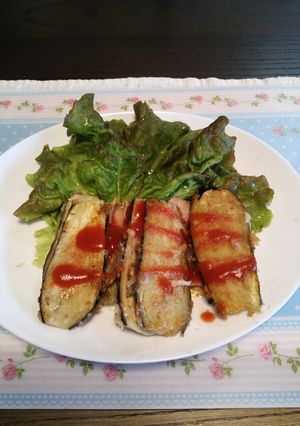 なすのハムチーズサンドフライ-レシピのメイン写真