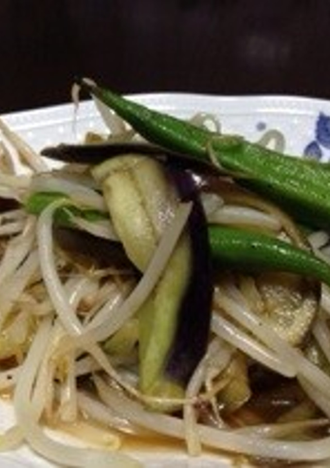 水ナスとオクラのさっぱり炒め-レシピのメイン写真