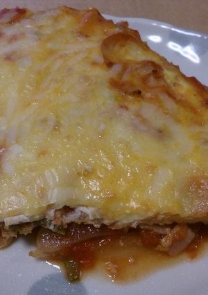 スペイン風オムレツ★炒めて混ぜて焼くだけ-レシピのメイン写真
