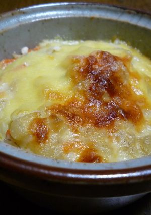 ヘルシー押し麦と大豆のホワイトグラタン-レシピのメイン写真
