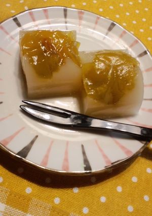 青梅甘露煮入り水ようかん-レシピのメイン写真