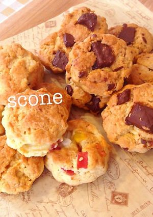 ＨＭで簡単♪好きな具でサクサクスコーン♪-レシピのメイン写真