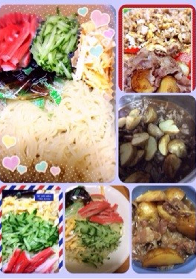 簡単弁当冷やし中華-レシピのメイン写真