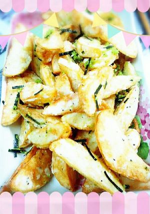 パパ特製♡お茶漬け味のポテトフライ-レシピのメイン写真