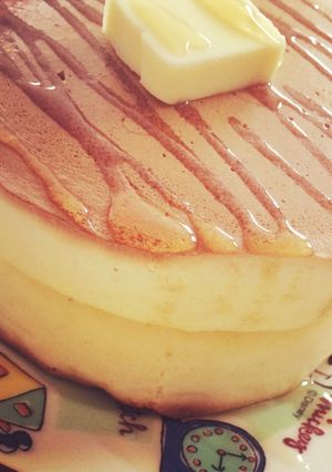 ふっくらホットケーキ-レシピのメイン写真