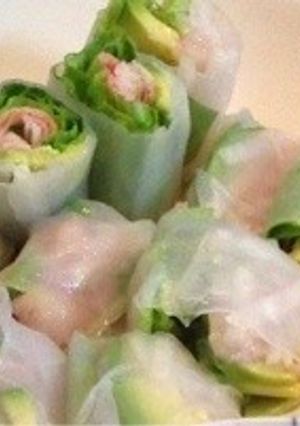 マグロとアボカドの生春巻き-レシピのメイン写真