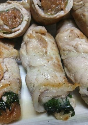お弁当に⇒梅大葉の肉巻き〜♡-レシピのメイン写真