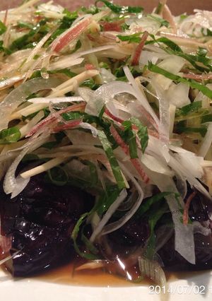 茄子のタタキ-レシピのメイン写真