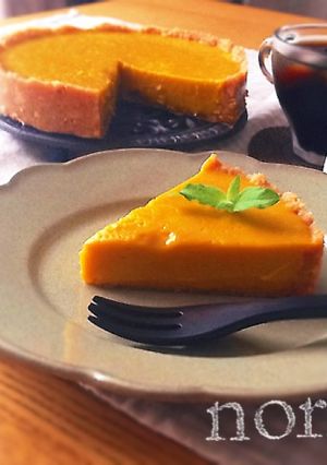 焼かないかぼちゃプリンタルト-レシピのメイン写真
