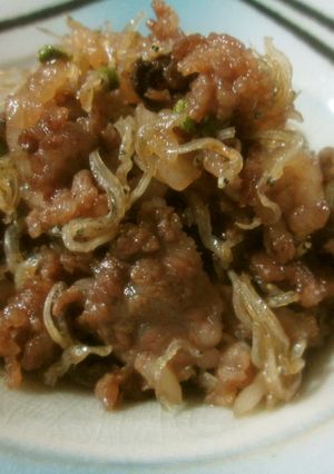 ４等和牛のちりめん山椒和え-レシピのメイン写真