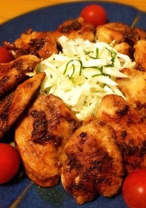 簡単美味♪誰でも美味しく鶏胸肉の生姜焼き-レシピのメイン写真