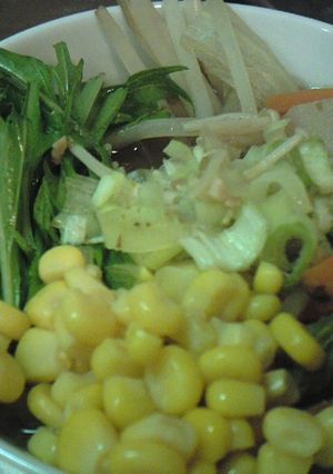 味噌ラーメン風！？パスタ-レシピのメイン写真