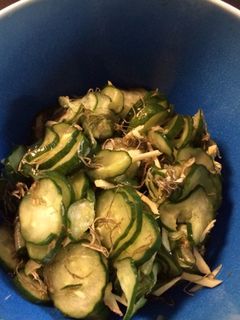 10分で作る!きゅうりと生姜と昆布の漬物-レシピのメイン写真