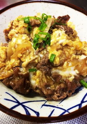 男子ガッツリ☆すき焼き丼-レシピのメイン写真