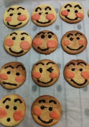 失敗しない！あんぱんまんクッキー-レシピのメイン写真