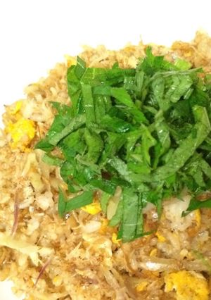 簡単美味♪シラスとミョウガと大葉の夏炒飯-レシピのメイン写真