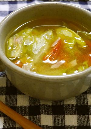 『ザクザク』レタスの*BLTスープ*-レシピのメイン写真