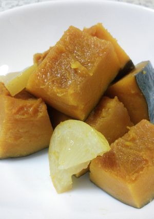 塩レモンで爽やか♪かぼちゃの煮物-レシピのメイン写真