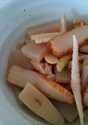 細竹とさつま揚げの煮物-レシピのメイン写真