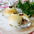 HBで♡豆乳クリームと小豆餡のお豆腐パン