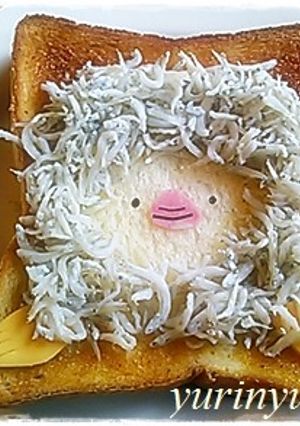 簡単キャラトースト☆アライッペ-レシピのメイン写真