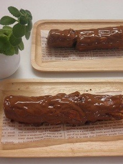 チョコバナナ風スティックパンケーキ-レシピのメイン写真