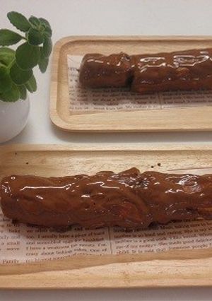 チョコバナナ風スティックパンケーキ-レシピのメイン写真