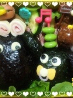 ひつじのショーン*ティミー親子☆キャラ弁-レシピのメイン写真