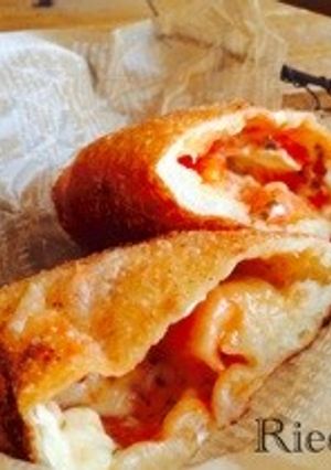 新感覚！カリっもっち〜りな揚げピザ-レシピのメイン写真