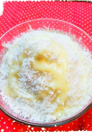 ココナッツミルク♡台湾風かき氷♪-レシピのメイン写真