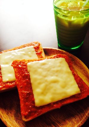 カフェ風簡単チーズミートソーストースト♡-レシピのメイン写真